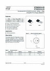 DataSheet STU60N3LH5 pdf